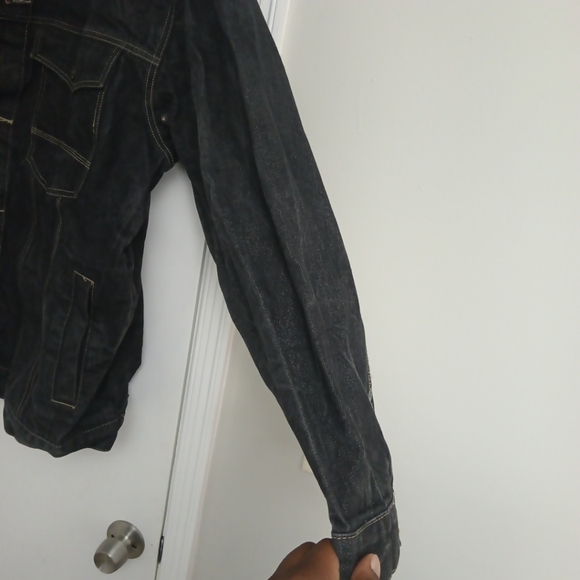 Vintage Y2K baggy Dtek Denim jacket men's XXL - Picture 8 of 12